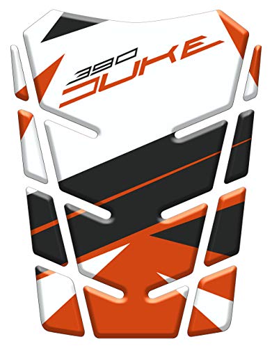 Greatest Seller Protège-réservoir adhésif résine effet 3D compatible avec K.T.M. Duke 390 v1 Cover