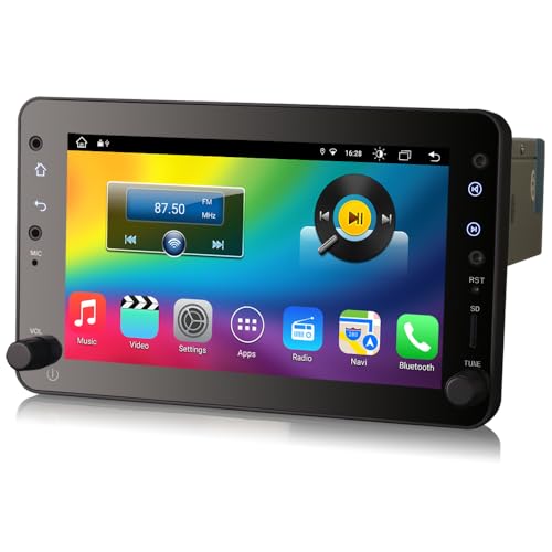 【Carpaly e Android Auto e DSP】 ✔ Collega il tuo iPhone tramite Bluetooth/telefono Android tramite USB/Bluetooth a questa autoradio, per accedere a GPS, chiamate, musica dai telefoni cellulari mentre sei in viaggio, integra perfettamente il tuo telefono per utilizzarlo su grandi schermo, rendere la guida più facile e sicura. ✔ Processore audio digitale integrato, selezione EQ reale a 30 bande, 5 regolazioni degli effetti sonori, goditi la migliore esperienza audio.