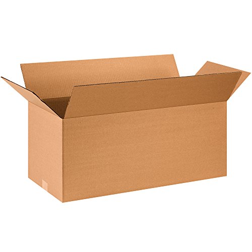 Image of PARTNERS BRAND 28x12x12 Long Corrugated Boxes, Long, 28L x 12W x 12H, Pack of 40 | Shipping, Packaging, Moving, Storage Box for Home or Business, Strong Wholesale Bulk Boxes
