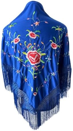 Genérico FLAMENKA ROCIERA Mantón de Flamenca, Mantoncillo Bordado...