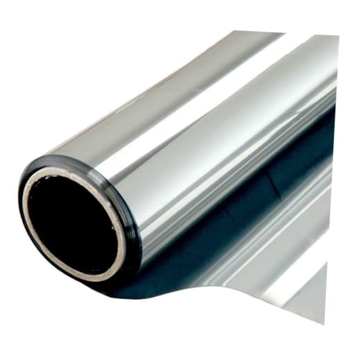 Vinilo para ventana con privacidad y bloqueo UV plata miniatura 1