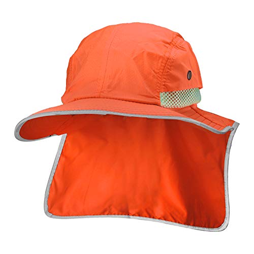 Gorra de béisbol de alta visibilidad, color verde neón - Naranja - talla única Cover