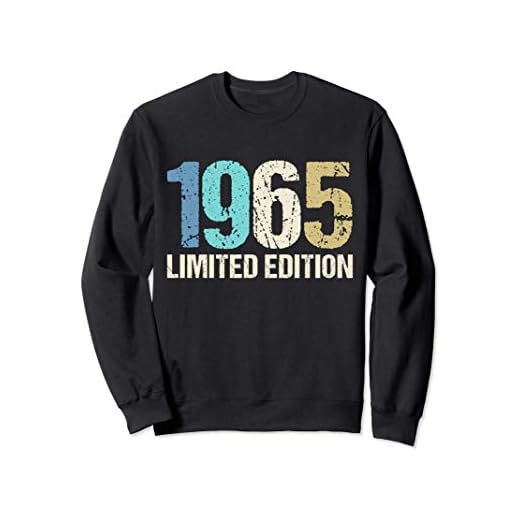 55 Ans Anniversaire Homme Femme Cadeau Déco Humour 1965 Sweatshirt