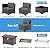 ASJMR Outdoor Patio Furniture Set with Gas Fire Pit Table, 13 Pieces Outdoor Furniture Set Patio Sectional Sofa w/43in 55000 BTU Propane Fire Pit, PE Wicker Rattan Patio Conversation Sets - Grey.