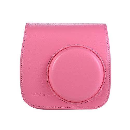 Bolsa da Camera, Bolsa estojo para câmera instantânea PU com alça compatível com Fujifilm Instax Min