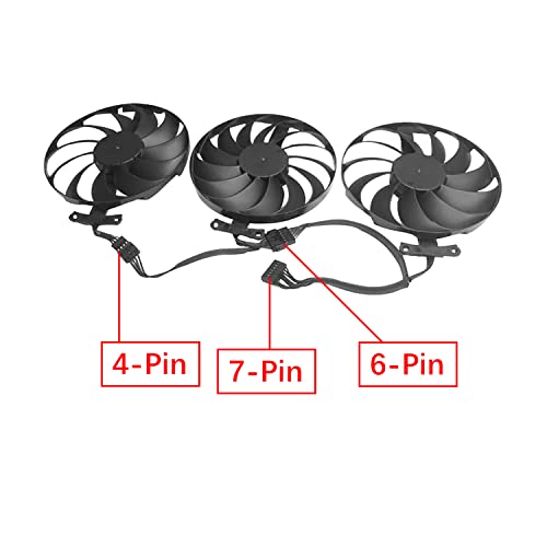 Jzwefdo 95Mm Graphics Card Cooling Fan T129215Su Video Card Cooling Fan For Àšùš Rog Strix Oc Geforce Rtx 3080 Ti 3070 3060 Ti 3070 Ti 3080 3090 Rx 6900 Xt 6700 Xt 6800 Gpu Card Cooler Fan (Fan-Abc) #TOP3