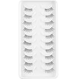 1 Natural Lashes & Cute Package: Die falschen Wimpern bestehen aus dem neu entwickelten 0,47 mm superweichen Fasermaterial. Diese Wimpern sehen genauso aus wie echte Wimpern. Die Länge jedes Wimpernpaares ist für Sie geeignet, die natürliche Wimpern und Make-up lieben.