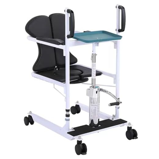 Portable Patient Lift Wheelchair for Bathroom and Car Transfer, Electric Mobility Aid for Enhanced Independence