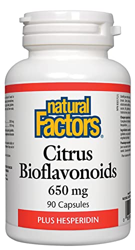 Natural Factors, bioflavonoïdes d'agrumes, 650 mg, 90 gélules Cover