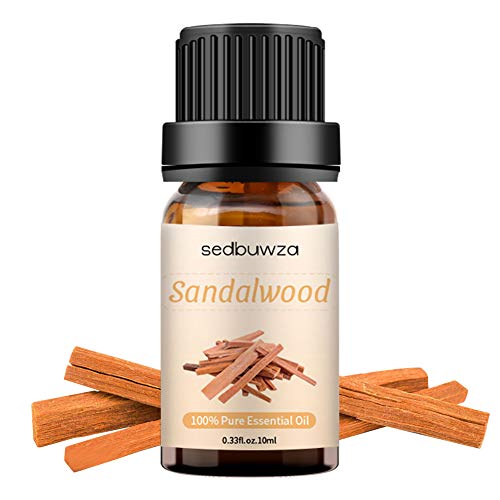 Sandalwood Essential Oil Organic Sandalwood Oil 100% Pure & Natural Fragrance Oils for Diffuser