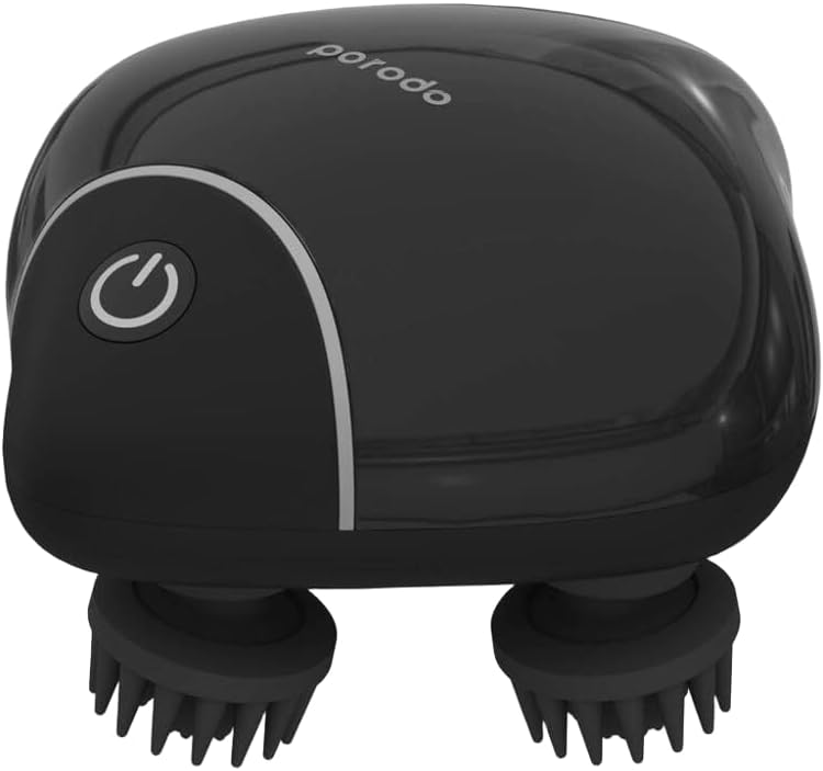 Lifestyle Portable Scalp Massager 1200mAh - Black
