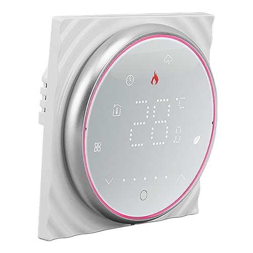 Thermostat intelligent à LED sans fil pour chauffage domestique et climatisation programmable