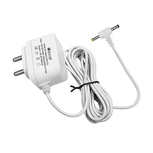Elove 6V AC/DC BP Adapter for Blood Pressure Monitor/BP Machine Adapter with 10 Feet Cord - White 4 41creZQv8tL