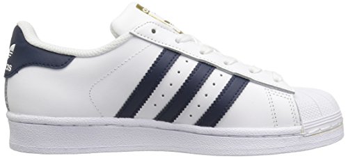 Image of adidas Originals Men's Ac7163: Superstar Fashion White /Navy Sneaker Us