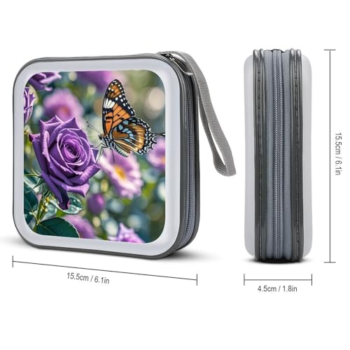 Bolsa portátil para CD ideal para viajes en coche y almacenamiento 3
