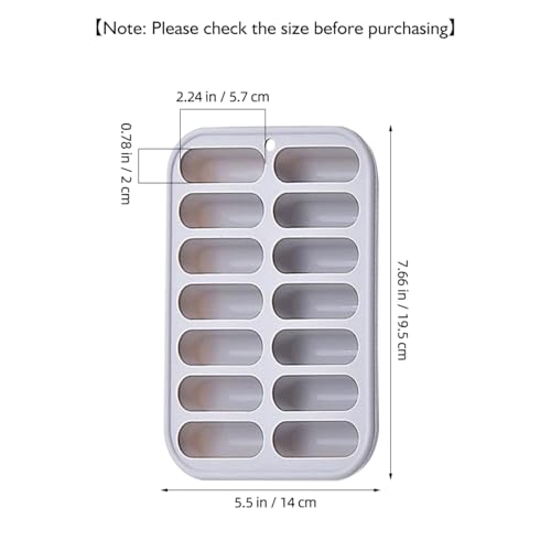 Molde de silicón para cubitos de hielo multiusos DOITOOL miniatura 3