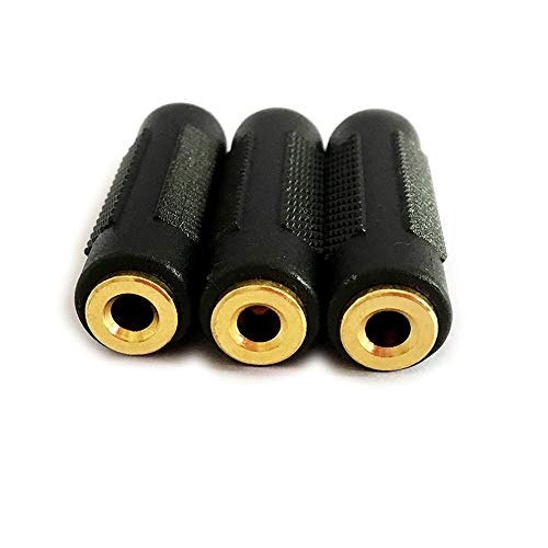 Wiring Connecting Terminals - 20Pcs 3.5mm Stereo Jack to 3.5mm Stereo Jack Adapter, Gold Plated