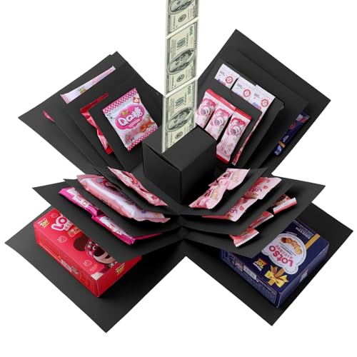 5-layer Explosion Candy & Money Gift Box, Creative Birthday Surprise Gift