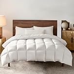 D & G THE DUCK AND GOOSE CO 10.5 Tog Super King Size Down & Feather Duvet – 100% Cotton Downproof Fabric, Premium Box-Stitch Design, Machine Washable