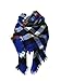 MOTINE Tartan Blanket Scarf Stylish Winter Warm Pashmina Wrap Shawl for Women (Blue)