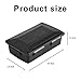 SINKAA Hard Carrying Case for Flipper Zero, Flipper Zero Bumper Protective Cover, Mesh Pocket fit Cable, Black (Case Only)