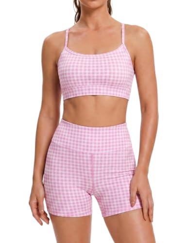 Workout Sets for Women 2 Piece Athletic Set Gym Wear Yoga Pilates Outfits