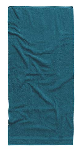 Preisvergleich Produktbild Traumhaft schlafen - Castell Markenbettwäsche TOM TAILOR 0100111 Frottier Dusch-und Badetuch, gekämmte Baumwolle, stückgefärbt, Benzin, 1x 70x140 cm