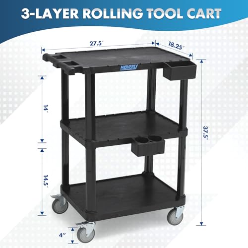 Chariot utilitaire robuste polyvalent pour atelier et garage