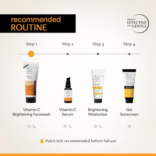 Image of Deconstruct Vitamin C Brightening Face Wash, Brightens & Fades Dark Spots -100ml