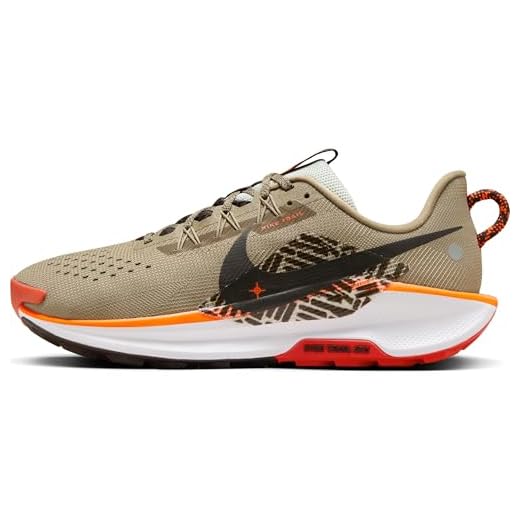 Nike Homme Pegasus 5 Men's Trail Running Shoes Chaussure, Kaki Velvet Brown Hyper Crimson, 40.5 EU