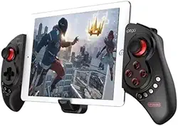 Controle Gamepad Bluetooth 5.0, Extensível até 280mm, para Celular e Tablet, Preto