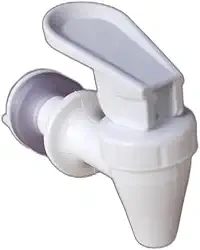 Torneira para Filtro de Barro, Plástica, Branca, com Vedação