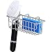 3-in-1 Sponge Holder for Kitchen Sink, Movable Sponge Holder + Brush Holder + Dish Cloth Hanger, Hanging Caddy, Small in Sink Organizer Accessories Rack Basket, 304 Stainless Steel, Never Rust