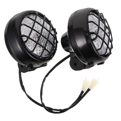 Grille de Phare ATV 1987-2006 : Paire de Caches Anti-poussière Noirs pour Quad