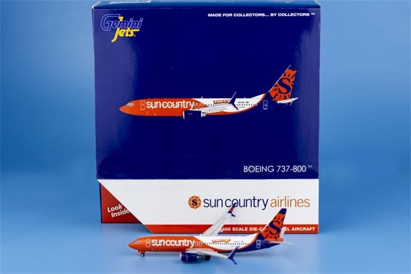 Amazon.com: GeminiJets Sun Country Airlines 40 Years of Flight for