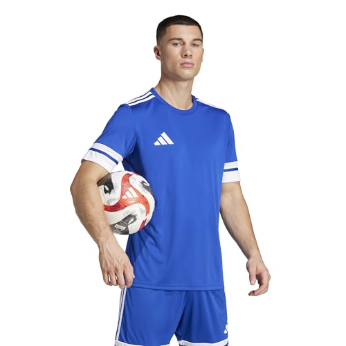 adidas Uomo SQUADRA25 Jersey Short Sleeve, Royal Blue/White, M