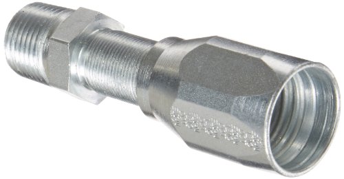 Image of EATON Weatherhead 24710N-108 Male Pipe Rigid Fitting, AISI /SAE 12L14 Carbon Steel, 1 /2 inch Hose ID, 1 /2 inch Pipe Size