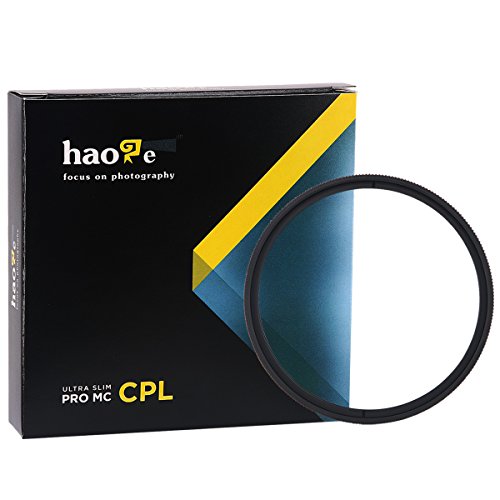 Haoge 77Mm Mc Cpl Multicoated Circular Polarizer Polarizing Lens Filter For Canon 70-200Mm F/2.8L, 17-40Mm F4L, 100-400Mm F/4.5-5.6L, 24-105Mm F/3.5-5.6, 24-105Mm F/4L Is, 24-70Mm F/4L Lens #TOP6