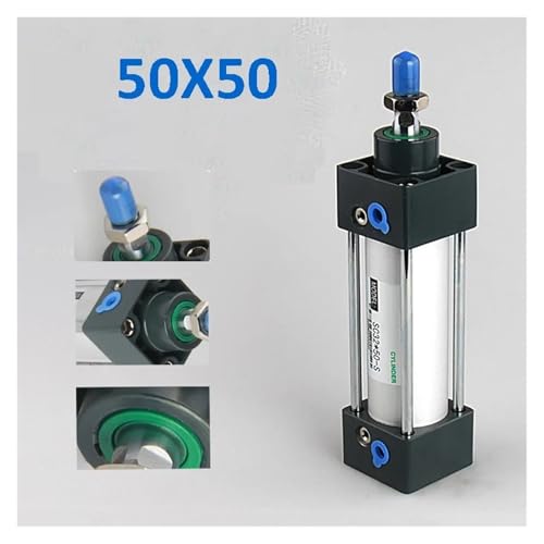 Vérin pneumatique double effet 50x50 pour automatisme industriel - 3