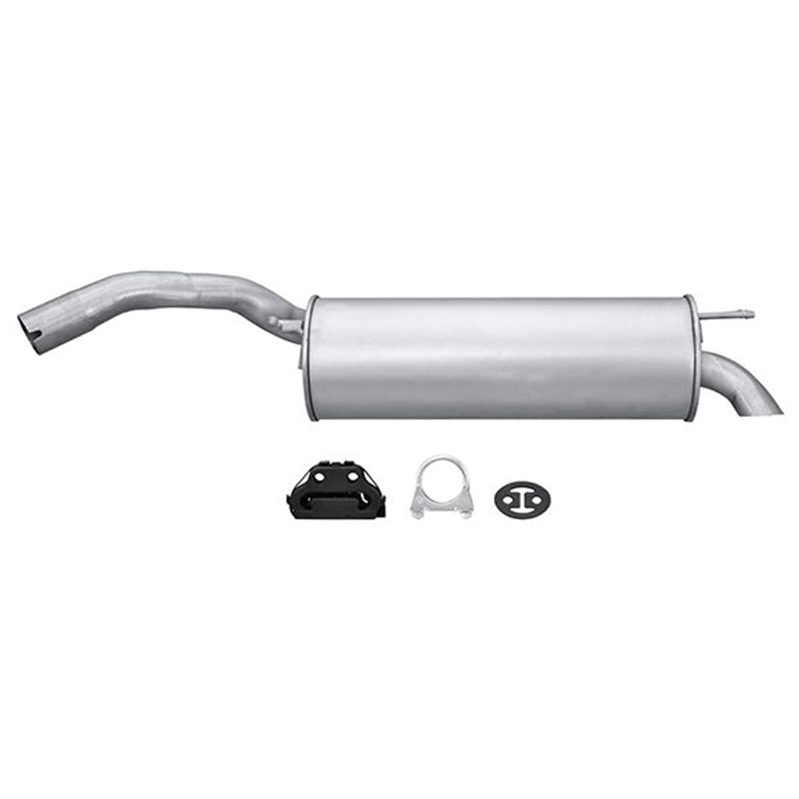 HELLA 8LD 366 029-211 Tłumik końcowy - Easy2Fit® Kit - z tyłu - jednoczęściowy - Komplet z elementami do montażu