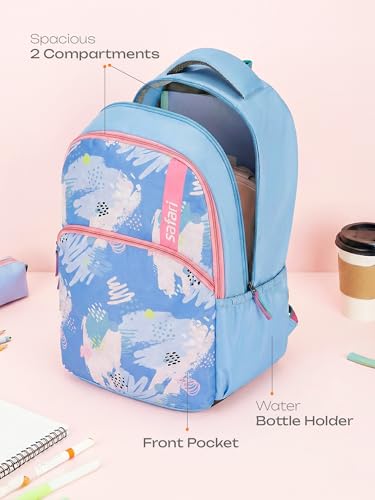 Image of Safari Bloomveil School Bag For Girls, Capacity - 36L, 2 Compartments Backpack For kids