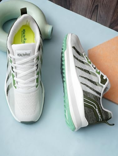 Image of Sports Shoes with Crystal Cushion Technology Lightweight Shoes Training Cricket,Gym,Comfortable Extra Max Cusion with Memory Foam Insole Running Shoes for Men HF146