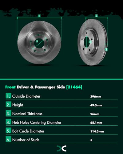 Image of SCITOO Front 11.65 inch Brake Pads and Rotors Kits Fit For Nissan For Altima 2007 2008 2009 2010 2011 2012 2013