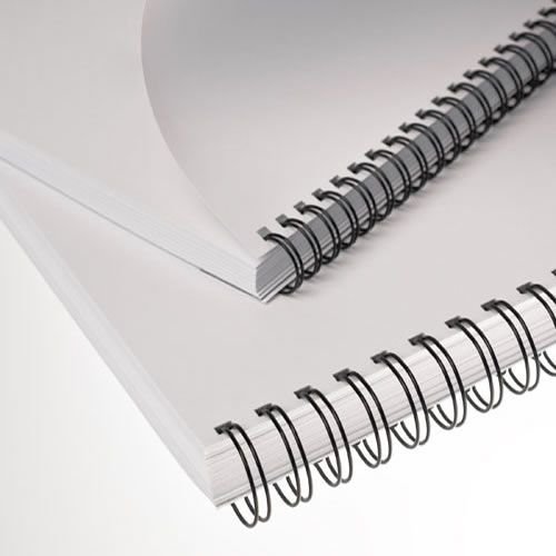 Wire-o para Encadernação 2x1 A4 Preto 1 1/4 até 270fls 25un