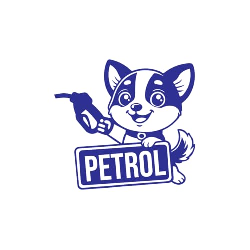 Image of Bright Petrol Sticker for Car Fuel Cap (Dark Blue)