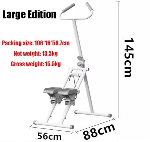 Foldable Full Body Mountain Step Machine - Vertical Cardio Climber for Home Gym Workout, Triangular Handrail, Compact Design for Efficient Cardio Training