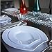 Party Essentials Party Supplies Fancy Plastic Dinnerware For Wedding/Birthday/All Occasions, 7.5