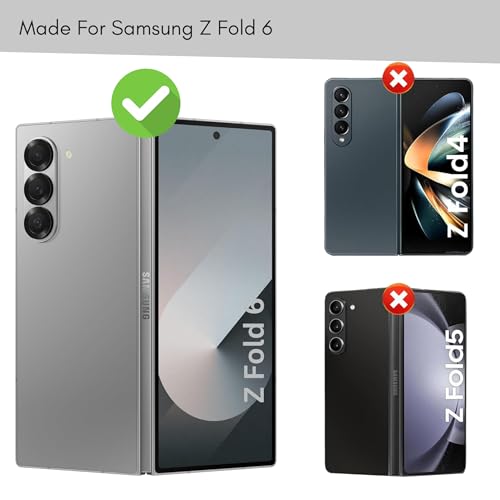 Image of Casecandy - [Set of 4 Screen Protector Guard For Samsung Z Fold 6 | Z Fold 6 Screen Protector (Front + Back + Inside Screen + Hinge Screen Protector) For Samsung Z Fold 6 - HD