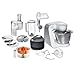 Produktbild Bosch Küchenmaschine Serie 4, Schüssel 3,9 L, Mixer 1,25 L, Fleischwolf, Zitruspresse, Würfelschneider, Knethaken, Schlag-, Rührbesen, Durchlaufschnitzler, 3 Scheiben, 900 W, Weiß, MUM54251