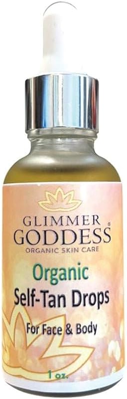 GLIMMER GODDESS Gotas autobronzeadoras faciais, Regular, fragrância suave, 30 mL